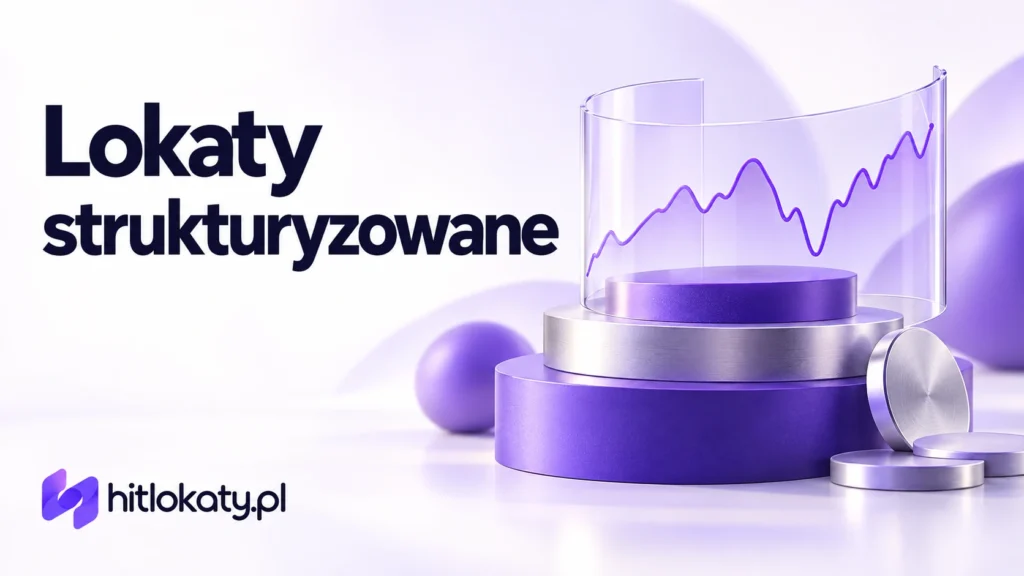 Lokaty strukturyzowane – ilustracja kapitału i wykresu rynkowego